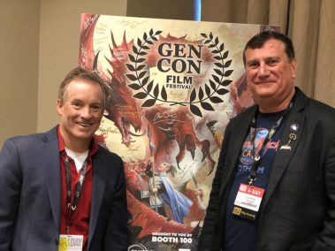 Curtis Fortier and Gen Con Film Festival director Chuck Budreau